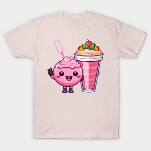 kawaii Ice cream  T-Shirt cute Candy food gilrl T-Shirt